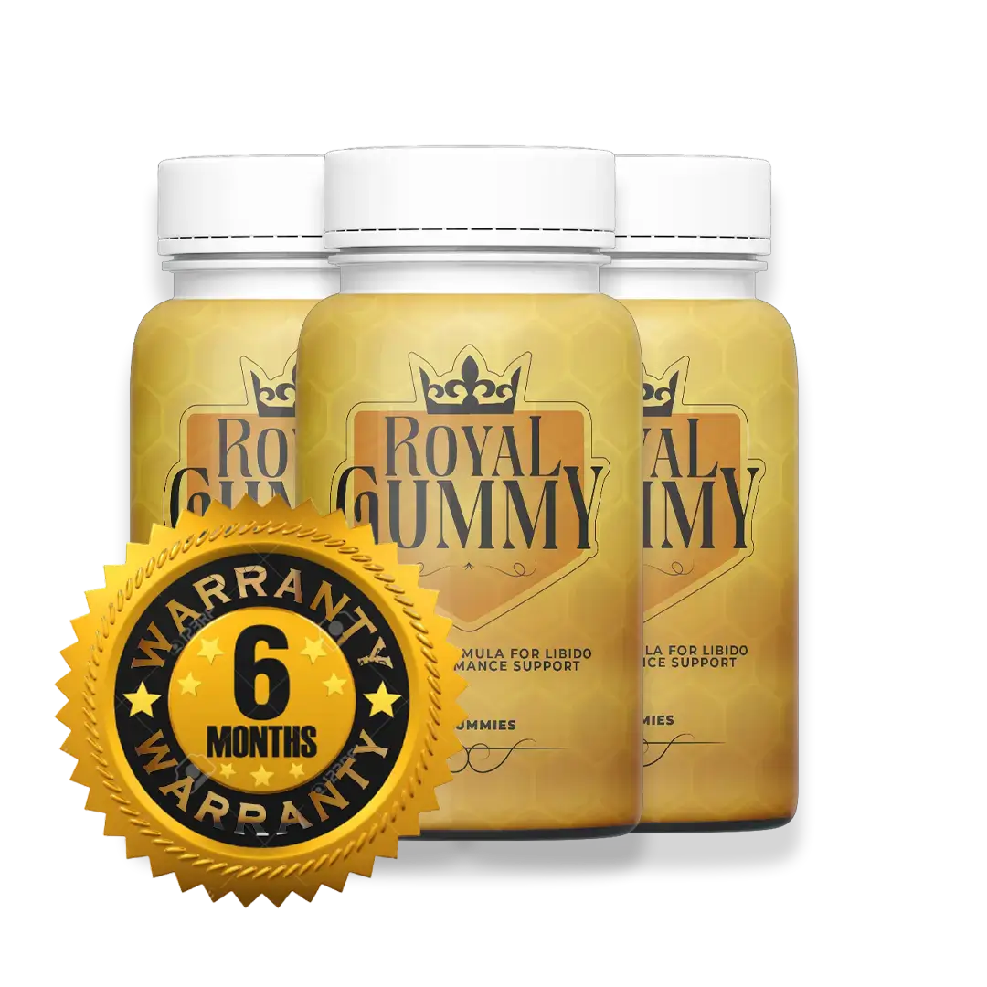 RoyalGummy Bottles with Warranty Seal